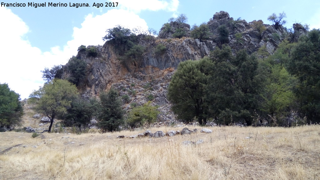 Cerro del Tercero - Cerro del Tercero. Afloramientos rocosos de la ladera sur