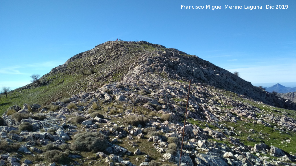 Cerro Los Morales - Cerro Los Morales. Cumbre