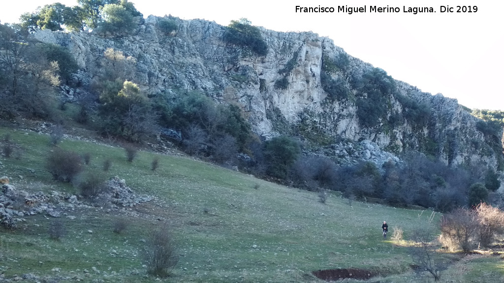 Lomas de Carboneros - Lomas de Carboneros. Paredes rocosas desde la Ca�ada de los Habares