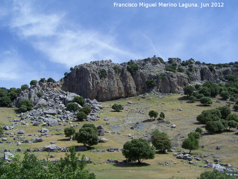 Lomas de Carboneros - Lomas de Carboneros. Derrumbamiento