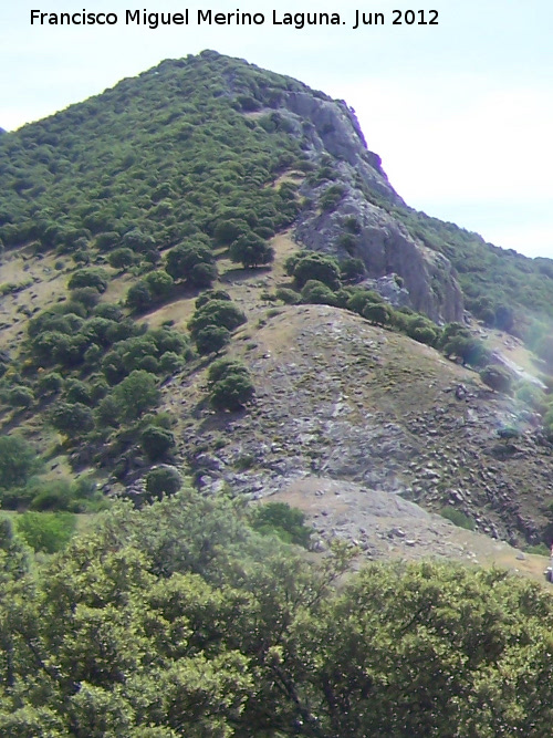 Lomas de Carboneros - Lomas de Carboneros. Vertiente oeste