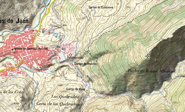 Cerro La Solana - Cerro La Solana. Mapa