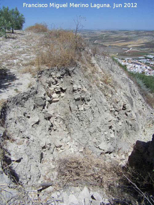 Oppidum Cerro Bollero - Oppidum Cerro Bollero. Murallas