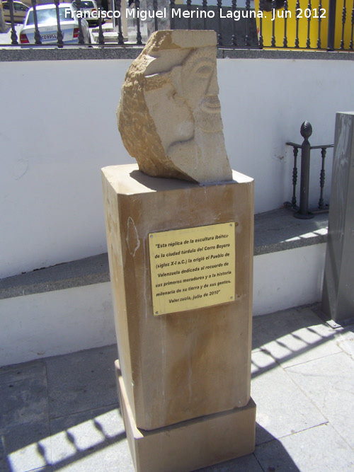 Busto con inscripcin ibera - Busto con inscripcin ibera. 