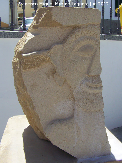 Busto con inscripcin ibera - Busto con inscripcin ibera. 