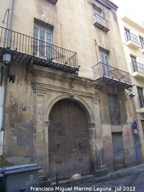 Casa de la Calle Miguel Soler n 22 - Casa de la Calle Miguel Soler n 22. Fachada
