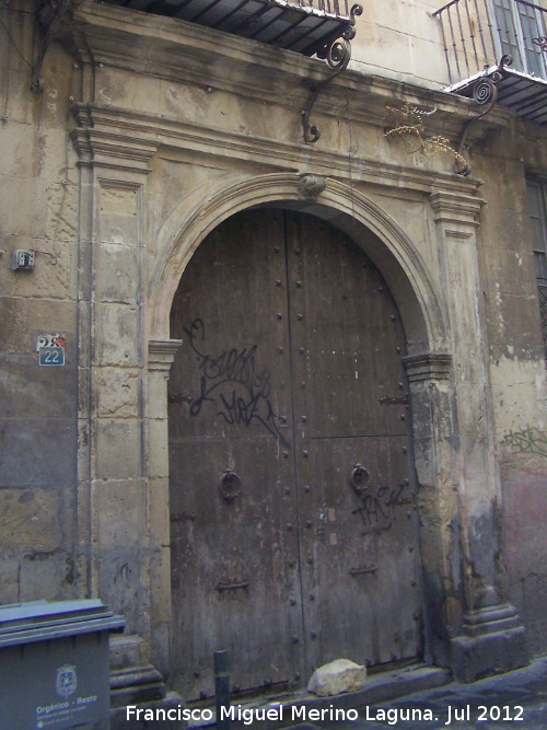 Casa de la Calle Miguel Soler n 22 - Casa de la Calle Miguel Soler n 22. Portada