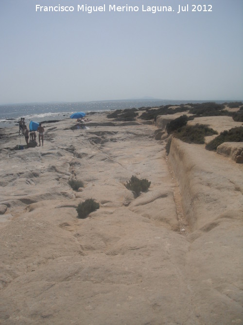 Isla de Tabarca. Cantera - Isla de Tabarca. Cantera. Zona de extraccin