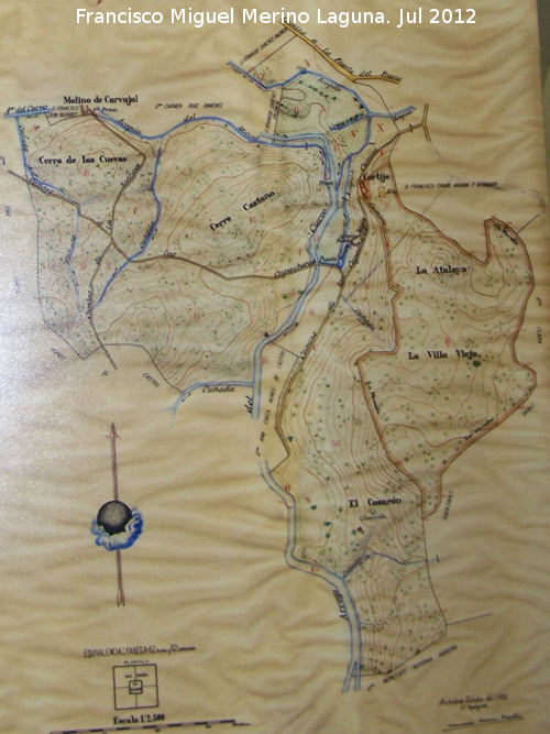 Las Capacheras - Las Capacheras. Mapa