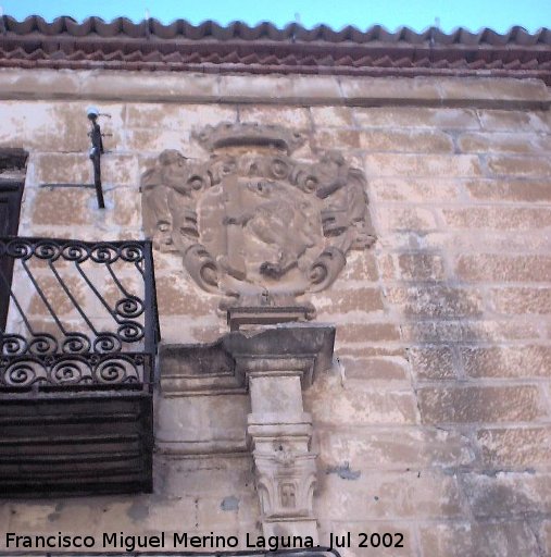 Palacio de Jabalquinto - Palacio de Jabalquinto. Detalle de la portada principal