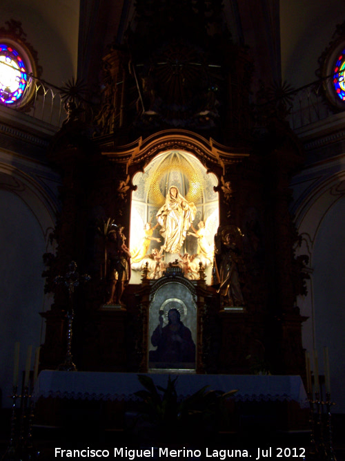 Iglesia de la Asuncin - Iglesia de la Asuncin. La Virgen