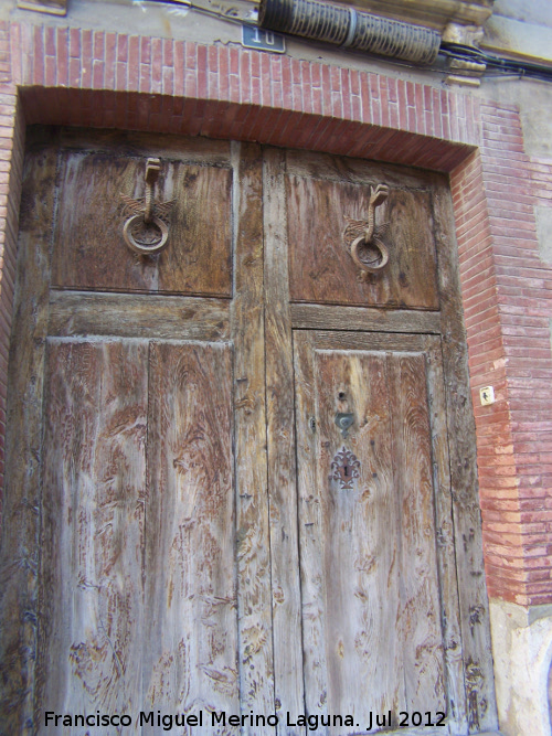 Casa de la Calle Santa Mara n 10 - Casa de la Calle Santa Mara n 10. Puerta