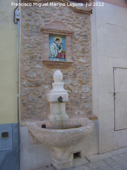 Fuente de San Luis Gonzaga - Fuente de San Luis Gonzaga. 