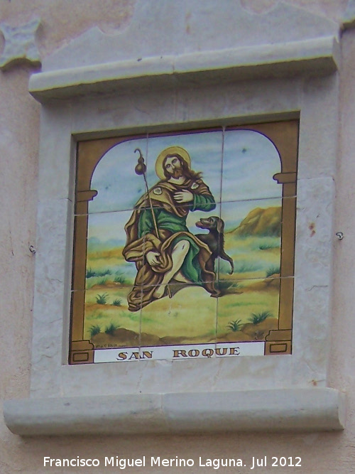 Fuente de San Roque - Fuente de San Roque. Hornacina