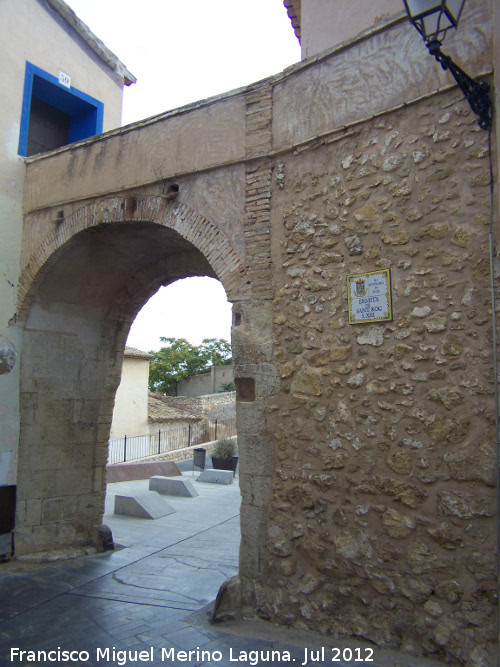 Puerta de Xtiva - Puerta de Xtiva. Intramuros