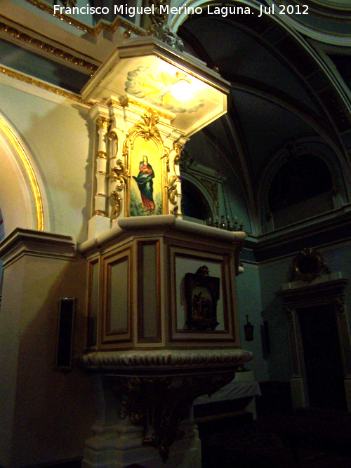 Santuario de la Virgen de Gracia - Santuario de la Virgen de Gracia. Plpito