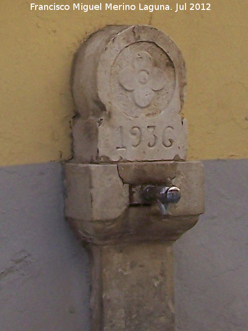 Fuente de la Virgen del Carmen - Fuente de la Virgen del Carmen. Ao de construccin