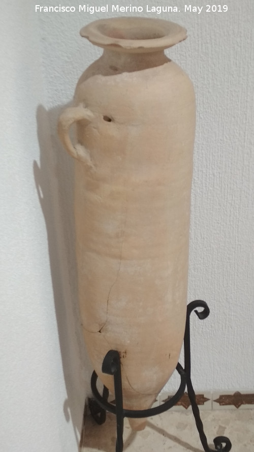 Historia de Cartagena - Historia de Cartagena. nfora ibrica siglos V-IV a.C. - Museo arqueolgico de Linares