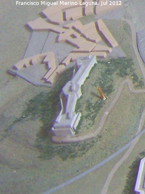 Castillo de los Moros - Castillo de los Moros. Maqueta