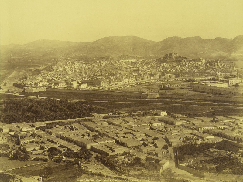 Muralla de Carlos III - Muralla de Carlos III. Foto antigua