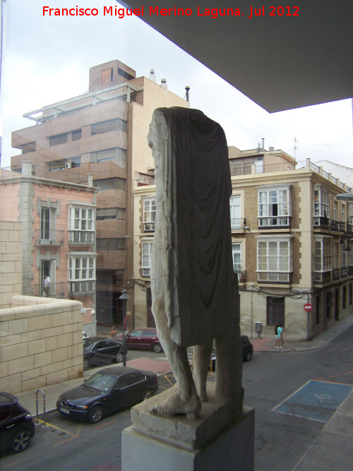 Teatro Romano de Cartagena - Teatro Romano de Cartagena. Estatua