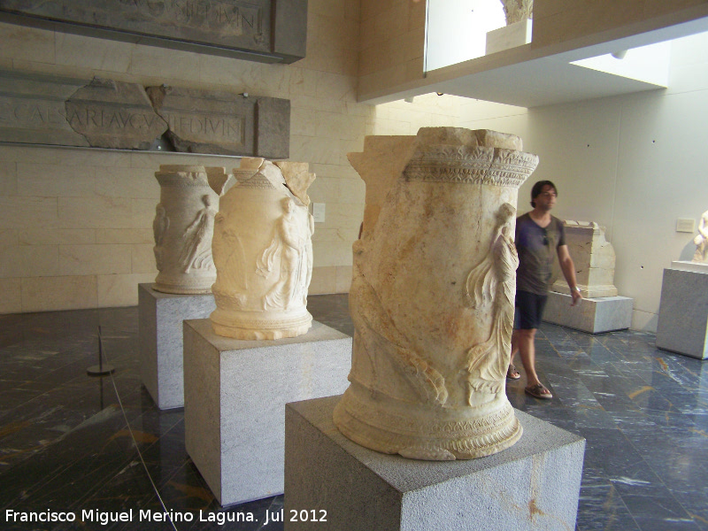 Teatro Romano de Cartagena - Teatro Romano de Cartagena. Triada capitolina