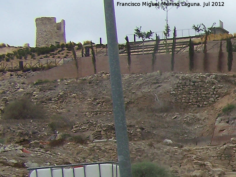 Cerro del Molinete - Cerro del Molinete. Muro de aterrazamiento romano