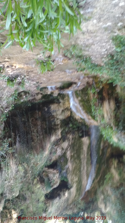 Cascada Tercera de La Hueta - Cascada Tercera de La Hueta. Parte alta