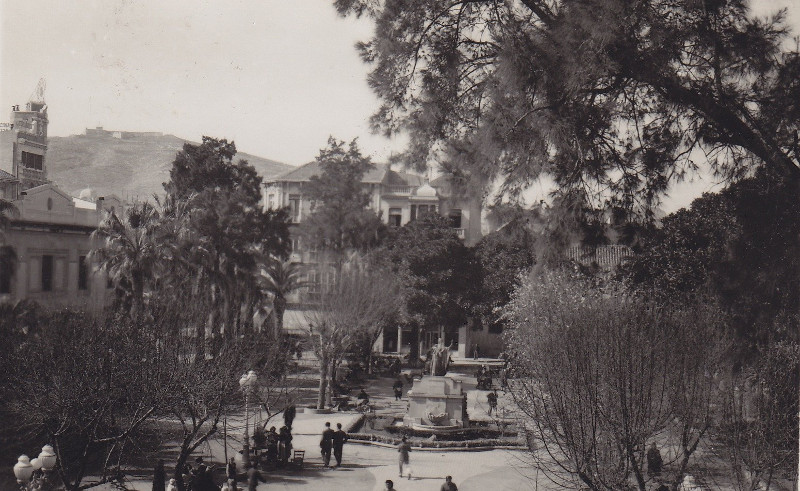 Plaza de la Merced - Plaza de la Merced. Foto antigua