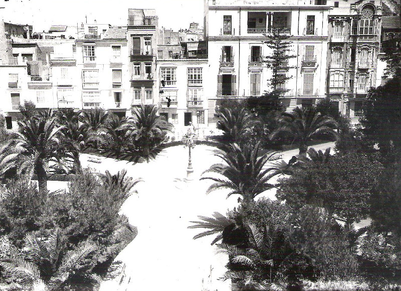 Plaza de la Merced - Plaza de la Merced. Foto antigua