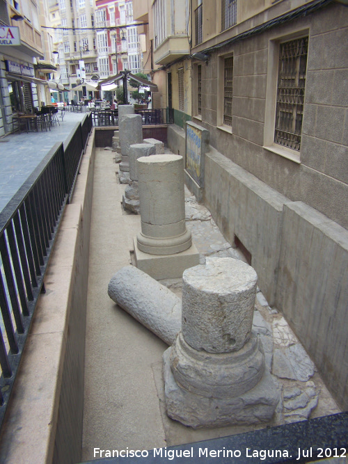 Columnata romana de la Morera Baja - Columnata romana de la Morera Baja. 