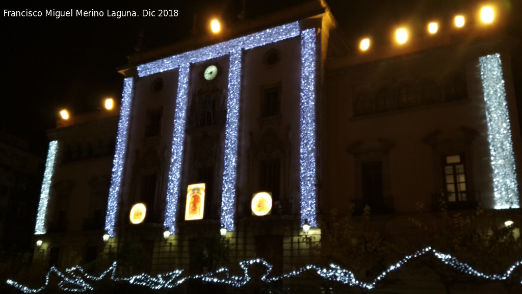 Ayuntamiento de Jan - Ayuntamiento de Jan. Iluminacin navidea