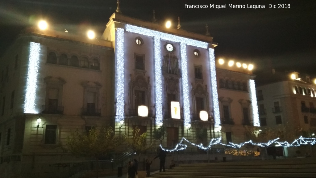 Ayuntamiento de Jaén - Ayuntamiento de Jaén. Iluminación navideña