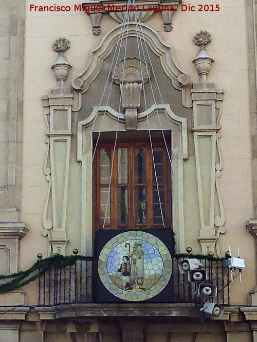 Ayuntamiento de Jan - Ayuntamiento de Jan. Balcn lateral