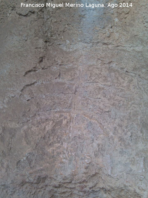 Petroglifos rupestres de El Toril - Petroglifos rupestres de El Toril. Raspa
