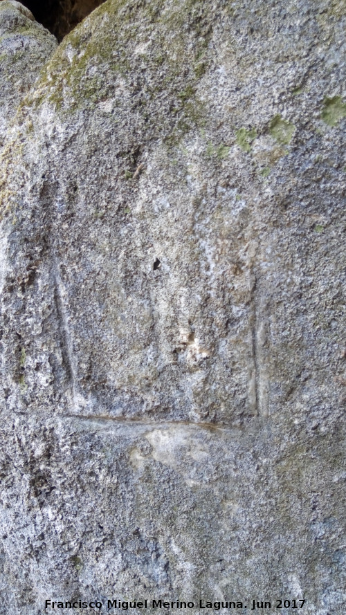 Petroglifos rupestres de El Toril - Petroglifos rupestres de El Toril. Petroglifo de la muela