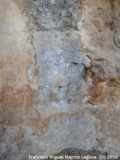 Petroglifos rupestres de El Toril - Petroglifos rupestres de El Toril. Zona de la Venus con sus dos poyos