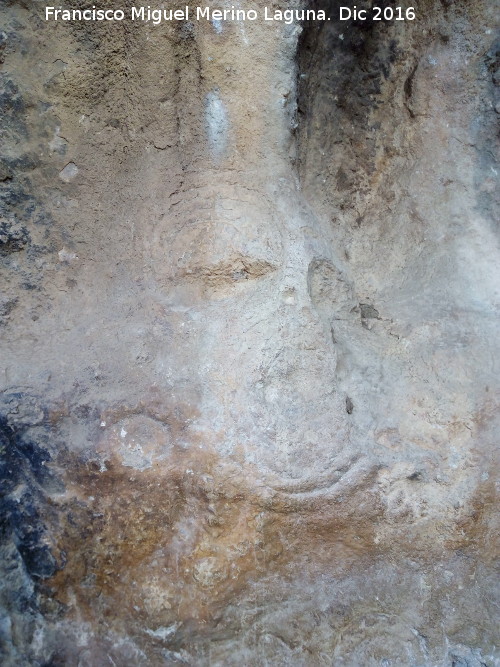 Petroglifos rupestres de El Toril - Petroglifos rupestres de El Toril. Zona de la raspa
