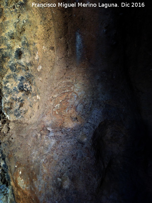 Petroglifos rupestres de El Toril - Petroglifos rupestres de El Toril. Raspa en el solsticio