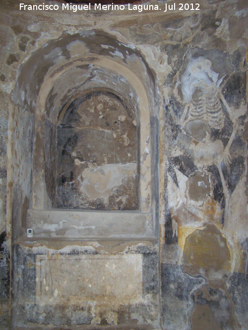 Cripta de San Jos - Cripta de San Jos. Hornacina