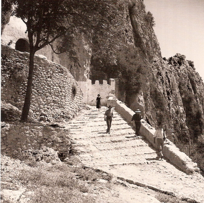 Calle de la Pea - Calle de la Pea. Foto antigua