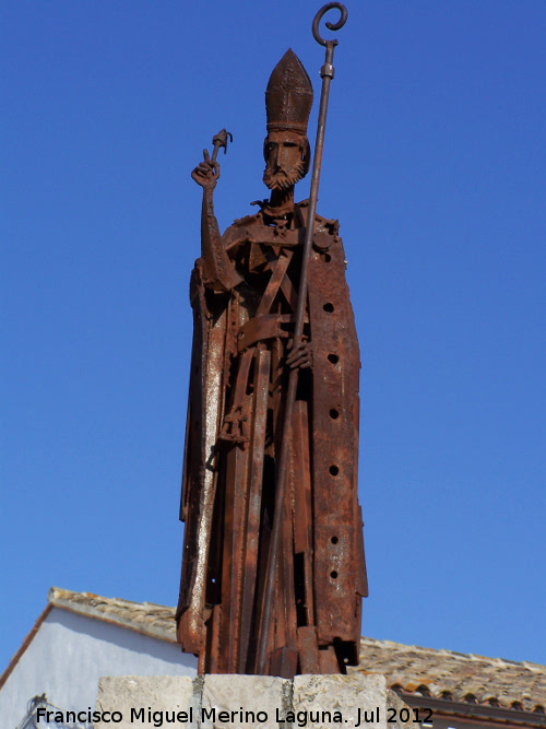 Monumento a San Gregorio - Monumento a San Gregorio. Estatua de San Gregorio