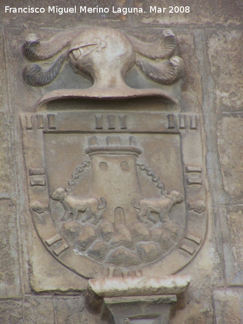 Carniceras Pblicas - Carniceras Pblicas. Escudo izquierdo de D. Pedro Esteban del Ro Caballero Veinticuatro