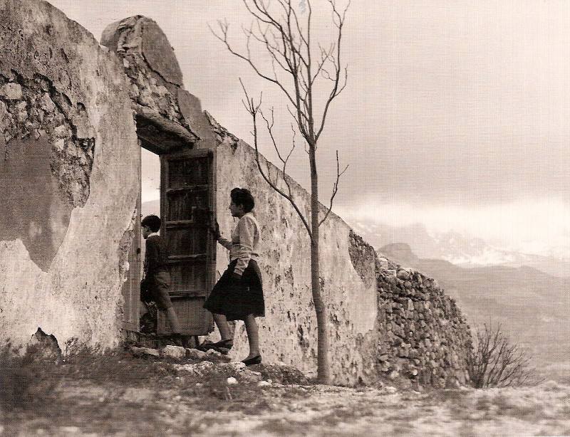 Cementerio de Guadalest - Cementerio de Guadalest. Foto antigua