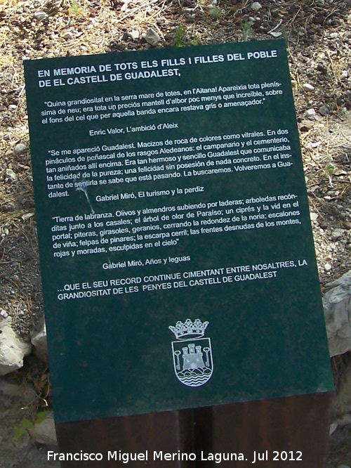 Cementerio de Guadalest - Cementerio de Guadalest. 