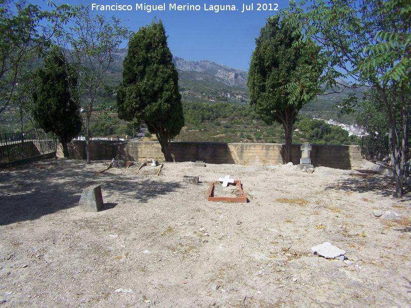 Cementerio de Guadalest - Cementerio de Guadalest. Tumbas