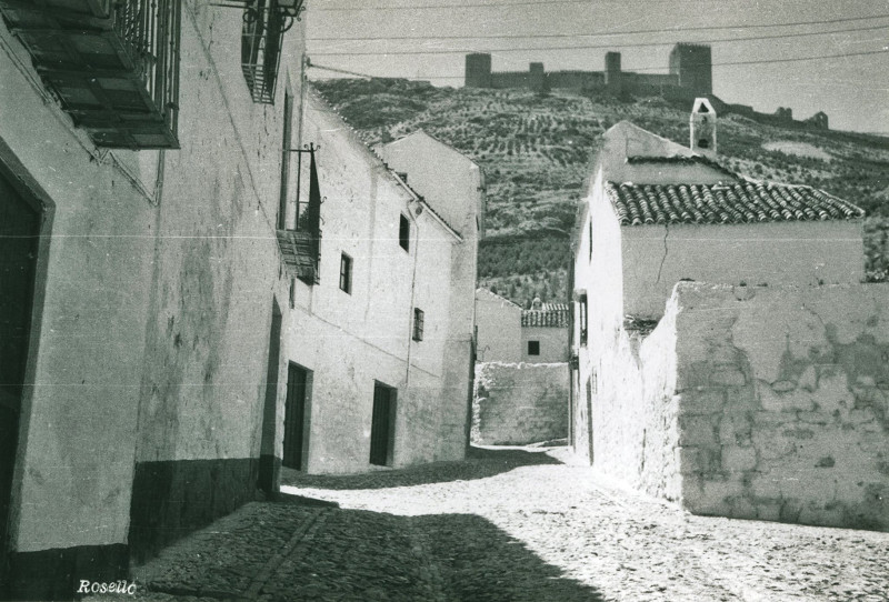 Calle Empedrada de la Magdalena - Calle Empedrada de la Magdalena. Foto antigua. Fotografa de Jaime Rosell Caada. Archivo IEG