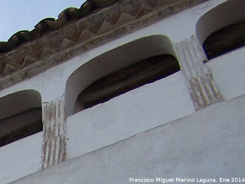 Casa de los Priores - Casa de los Priores. Detalle de la galera alta