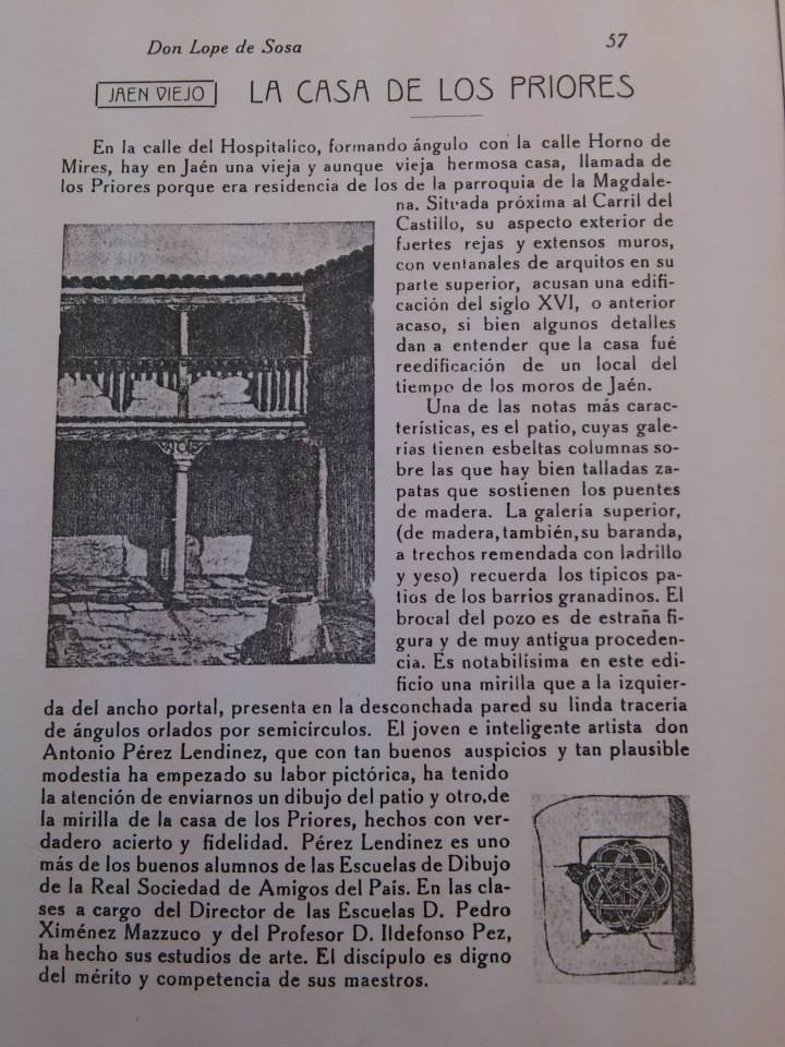 Casa de los Priores - Casa de los Priores. Revista Lope de Sosa