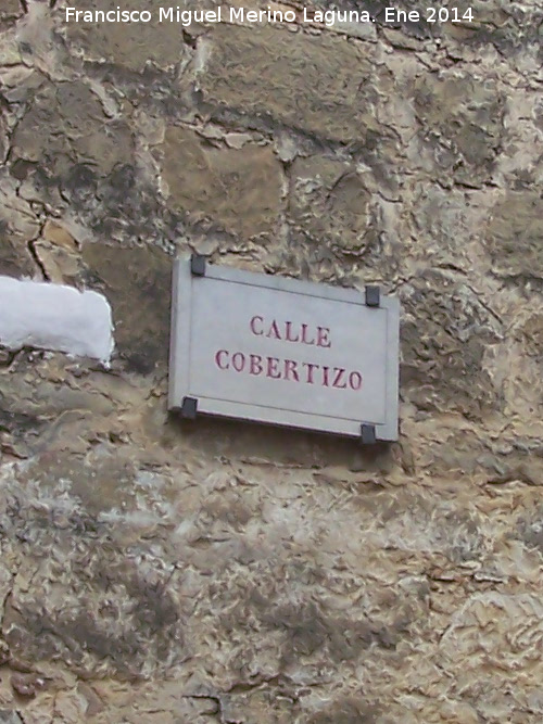 Calle Cobertizo - Calle Cobertizo. Placa